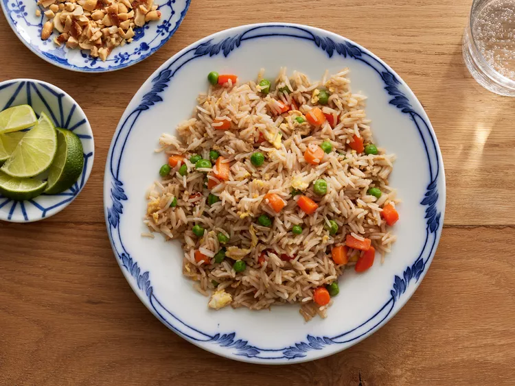 cooked fried rice