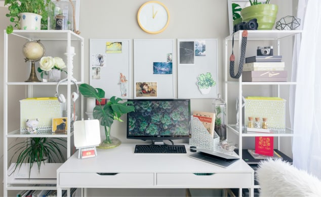 Paulina's workspace
